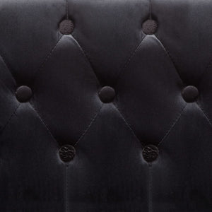 vidaXL Armchair Black Velvet