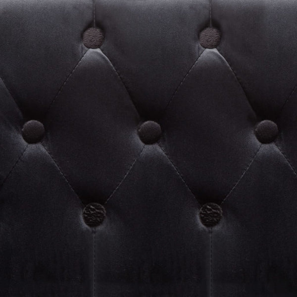 vidaXL Armchair Black Velvet