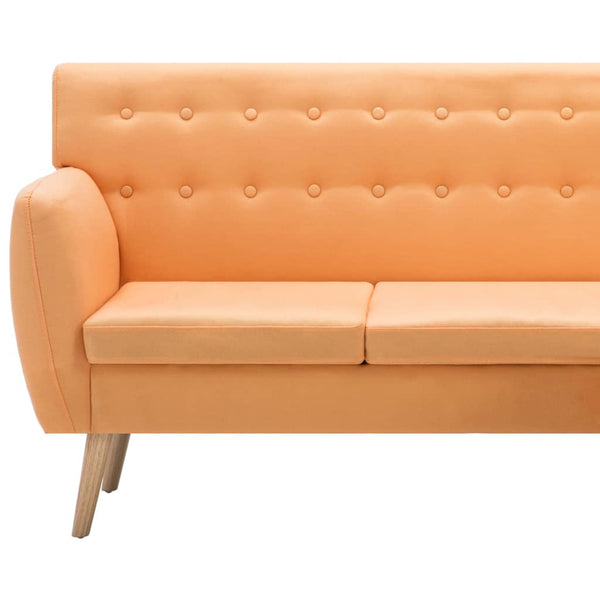 Sofa L-Form Stoff 171,5x138x81,5 cm Orange