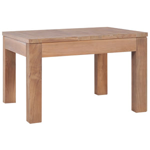 vidaXL Table basse en teck massif naturel 60x60x40 cm