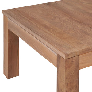 vidaXL Table basse en teck massif naturel 60x60x40 cm