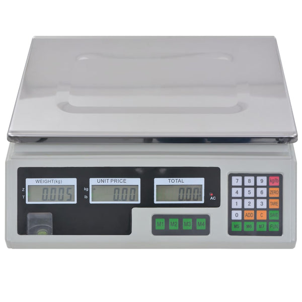 Digitalwaage 30 kg mit Akku