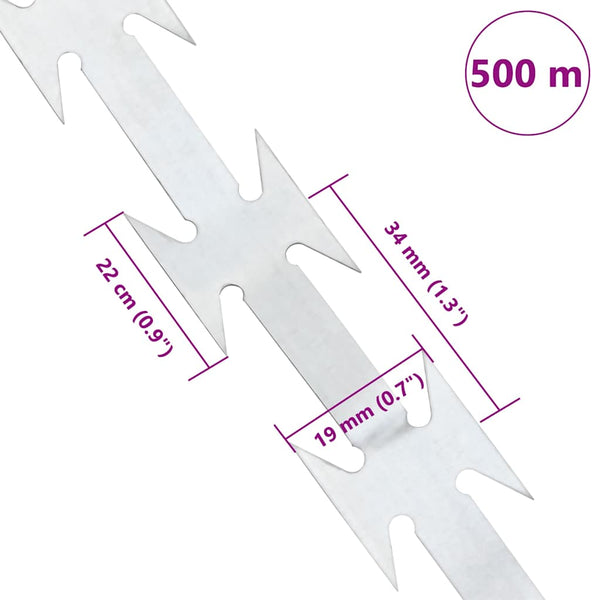 NATO-Draht Verzinkter Stahl 500 m