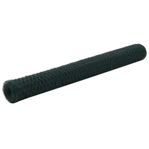 Drahtzaun Stahl mit PVC-Beschichtung 25x1,2 m Grün