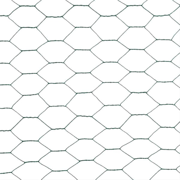 Drahtzaun Stahl mit PVC-Beschichtung 25x1,5 m Grün
