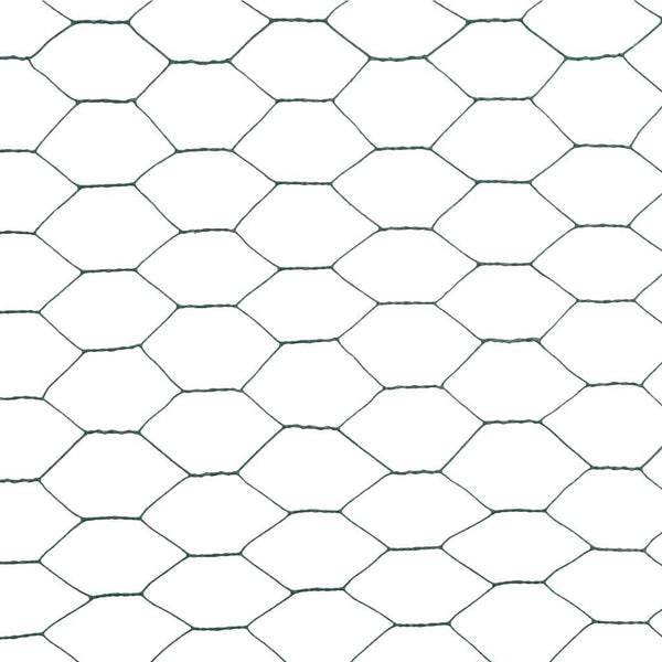 Drahtzaun Stahl mit PVC-Beschichtung 25x1,2 m Grün