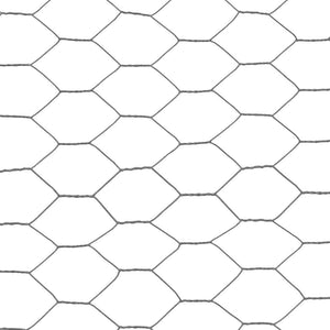 Drahtzaun Stahl mit PVC-Beschichtung 25x1,2 m Grau