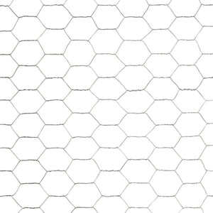 Drahtzaun Verzinkter Stahl 25x1,5 m Silbern
