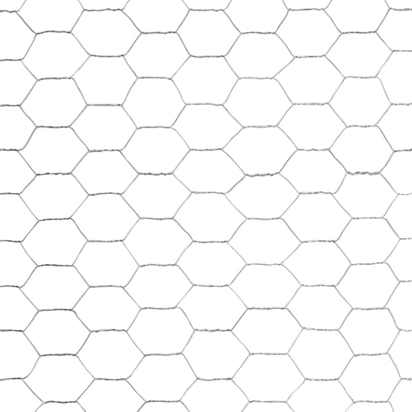 Drahtzaun Verzinkter Stahl 25x1,5 m Silbern
