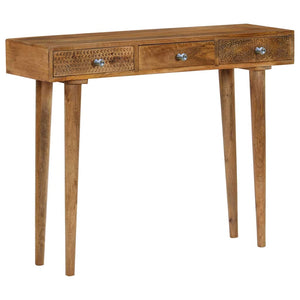 Konsolentisch Mangoholz Massiv 102 x 30 x 79 cm
