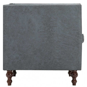 vidaXL Armchair Grey Fabric