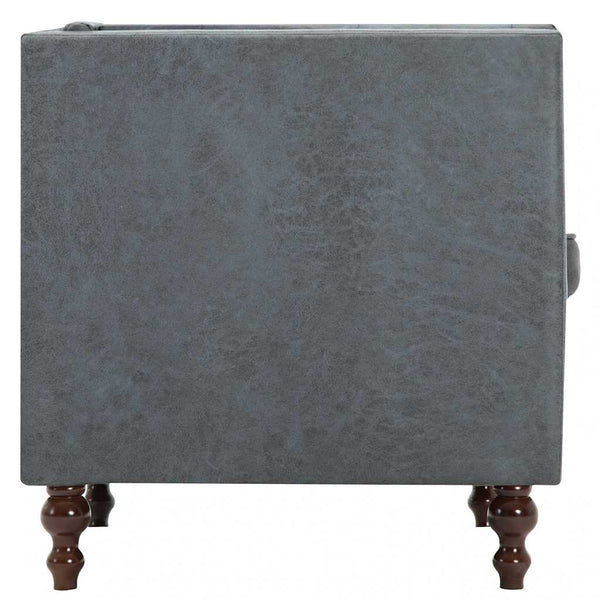 vidaXL Armchair Grey Fabric