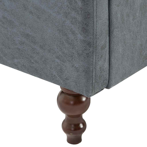 vidaXL Armchair Grey Fabric