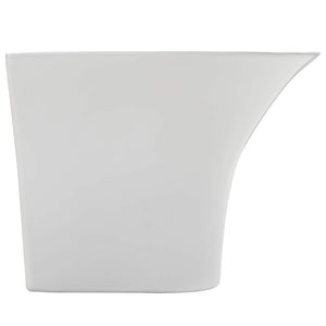 Waschbecken Weiß 47 x 45 x 37 cm Glasierte Keramik