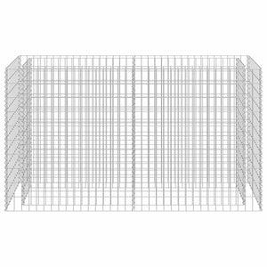 Gabionen-Hochbeet Verzinkter Stahl 180×50×100 cm