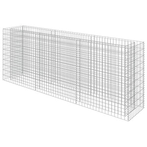 Gabionen-Hochbeet Verzinkter Stahl 270×50×100 cm