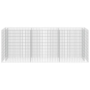 Gabionen-Hochbeet Verzinkter Stahl 270×50×100 cm
