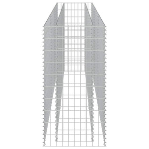 Gabionen-Hochbeet Verzinkter Stahl 270×50×100 cm