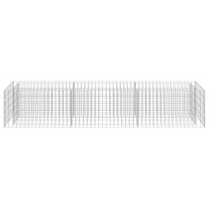 Gabionen-Hochbeet Verzinkter Stahl 270×50×50 cm