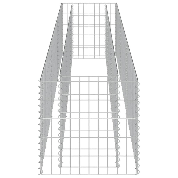 Gabionen-Hochbeet Verzinkter Stahl 270×50×50 cm