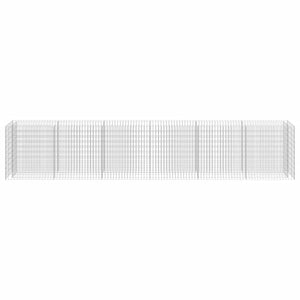 Gabionen-Hochbeet Verzinkter Stahl 540×50×100 cm