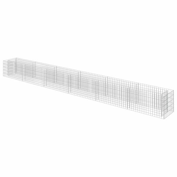 Gabionen-Hochbeet Verzinkter Stahl 540×50×50 cm