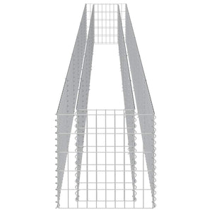 Gabionen-Hochbeet Verzinkter Stahl 540×50×50 cm