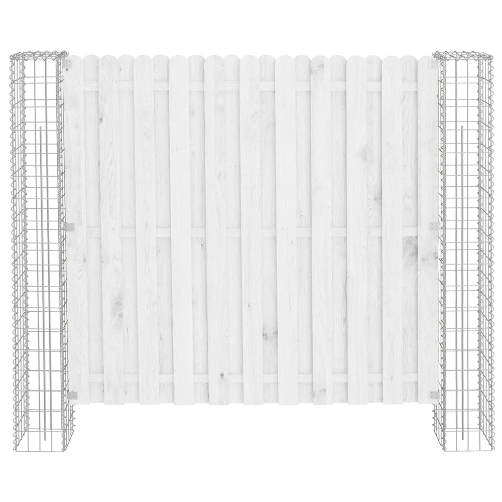 Zaunpfosten 2 pcs Silber 20 x 20 x 190 cm Metall