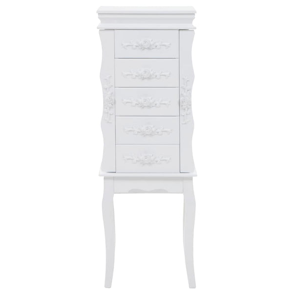 vidaXL Armoire à bijoux Blanc