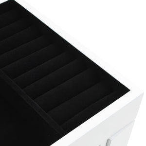 vidaXL Jewelry Cabinet White