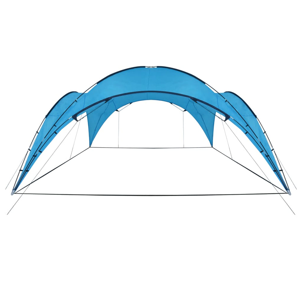 Hellblauer Kuppelpavillon 450x450 cm