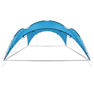 Hellblauer Kuppelpavillon 450x450 cm