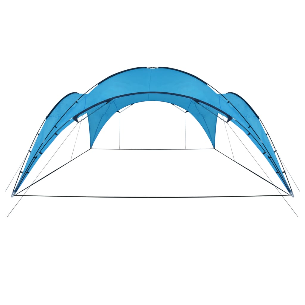 Hellblauer Kuppelpavillon 450x450 cm