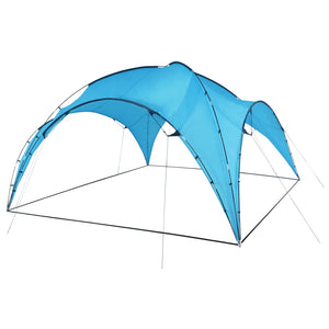 Hellblauer Kuppelpavillon 450x450 cm