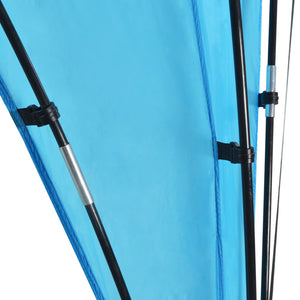 Hellblauer Kuppelpavillon 450x450 cm