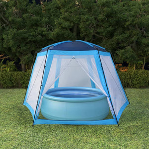 Poolabdeckung Zelt - 500x433x250 cm Blau