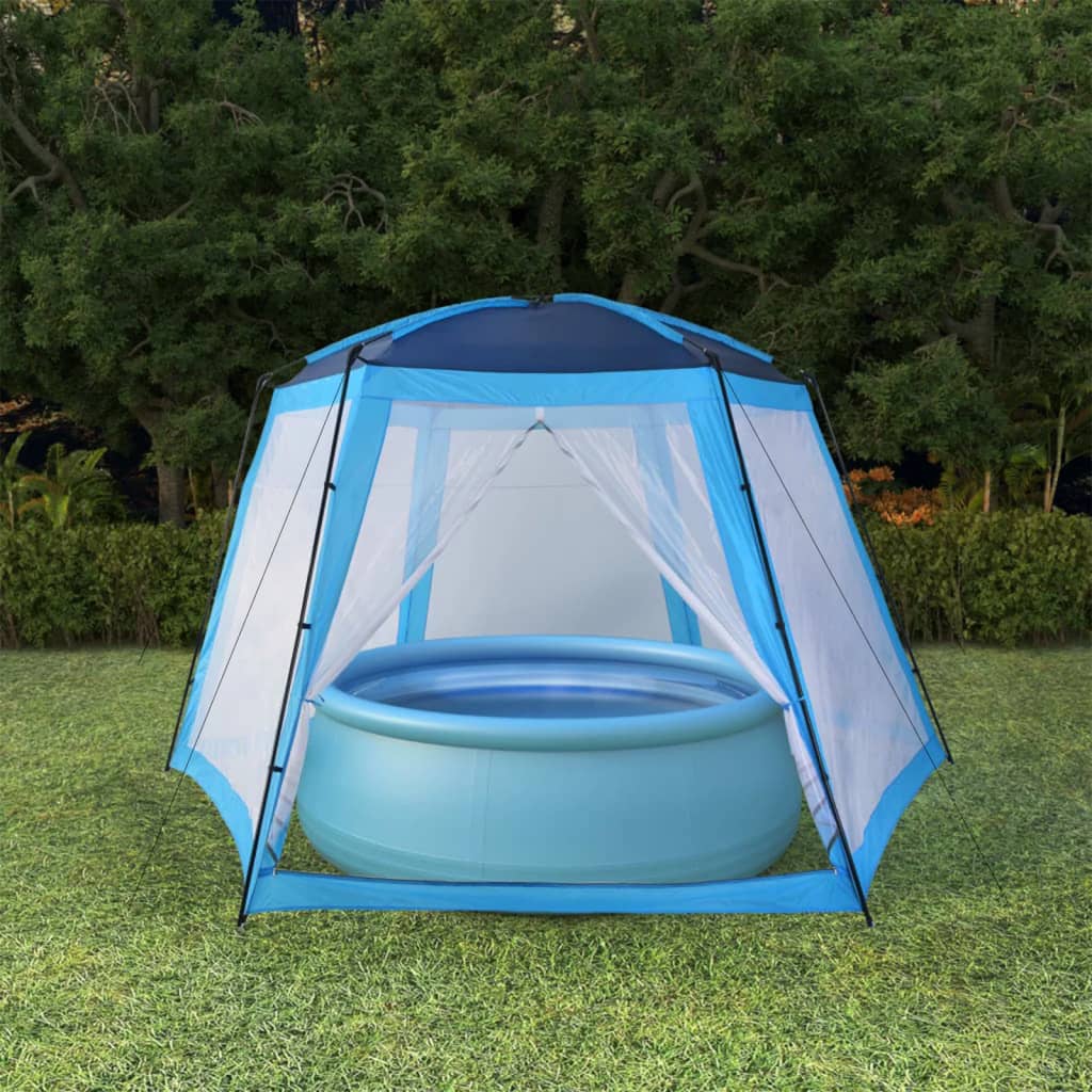 Poolabdeckung Zelt - 500x433x250 cm Blau