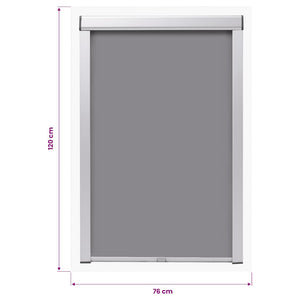 vidaXL Store occultant gris PK08