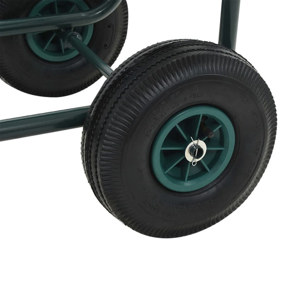 Gartenschlauchwagen mit 1/2" Schlauchanschluss 75 m Stahl