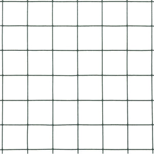 Drahtzaun Stahl mit PVC-Beschichtung 10x0,5 m Grün