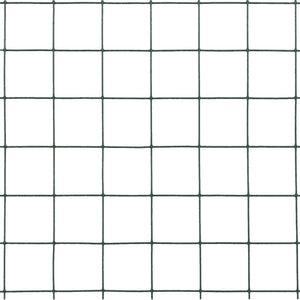 Drahtzaun Stahl mit PVC-Beschichtung 10x1,5 m Grün