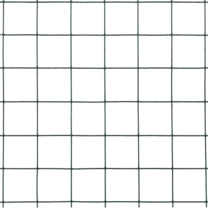 Drahtzaun Stahl mit PVC-Beschichtung 10x1,5 m Grün