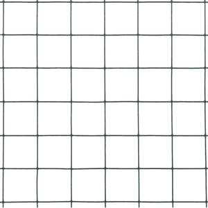 Drahtzaun Stahl mit PVC-Beschichtung 25x1,5 m Grün