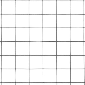 Drahtzaun Stahl mit PVC-Beschichtung 10x1 m Grau