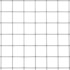 Drahtzaun Stahl mit PVC-Beschichtung 10x1 m Grau