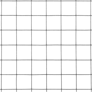 Drahtzaun Stahl mit PVC-Beschichtung 10x0,5 m Grau