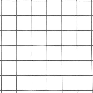 Drahtzaun Stahl mit PVC-Beschichtung 25x0,5 m Grau