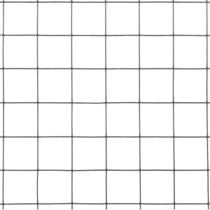 Drahtzaun Stahl mit PVC-Beschichtung 25x0,5 m Grau