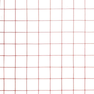 Drahtzaun Stahl mit PVC-Beschichtung 25x1 m Rot