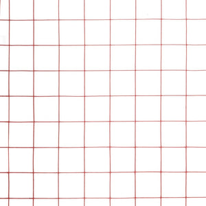 Drahtzaun Stahl mit PVC-Beschichtung 25x0,5 m Rot